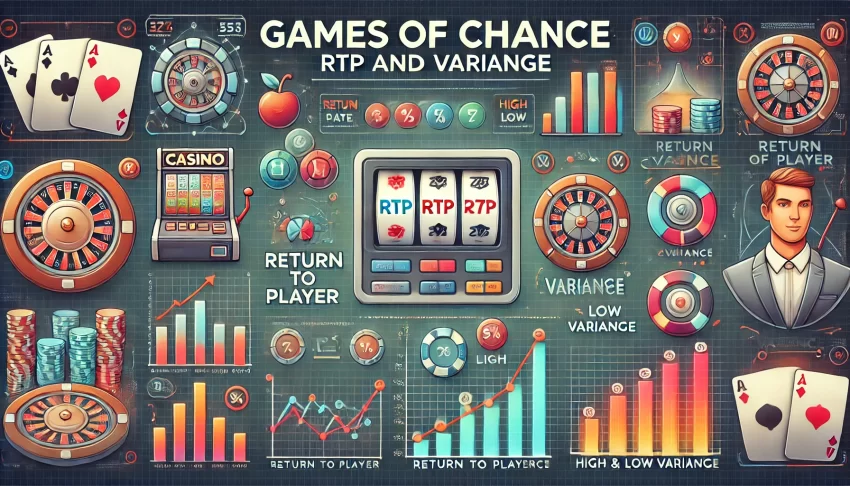 Games of chance RTP and variance